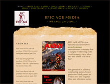 Tablet Screenshot of epicagemedia.com